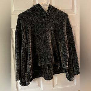 Soft, flared sleeved hoodie